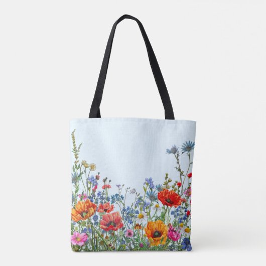 De tuin van natuur gepersonaliseerde Canvas tas (Achterkant)