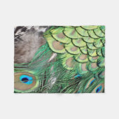 De tuin van Peacock Fleece Deken (Voorkant (Horizontaal))