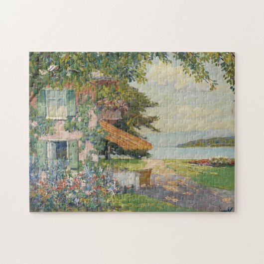 De tuin van Starnberg | Edward Cucuel Legpuzzel (Horizontaal)