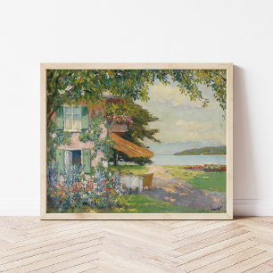 De tuin van Starnberg   Edward Cucuel Poster