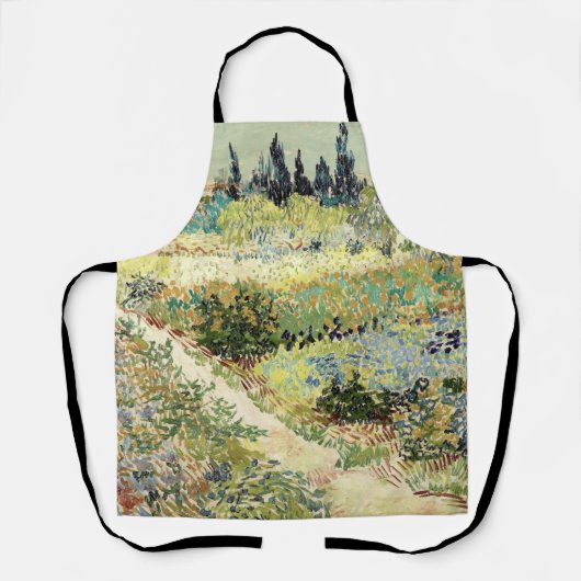 De tuin van Van Gogh in Arles 1888 Schort (Voorkant)