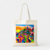 De tuin van vele kleuren tote bag (Achterkant)