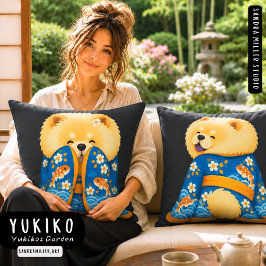 De tuin van YUKIKO • Storywear • Vooraanzicht en Kussen