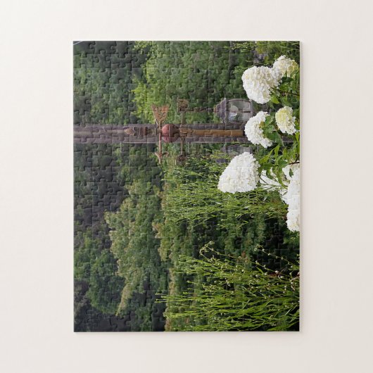De tuin waar de tijd stilstaat legpuzzel (Verticaal)