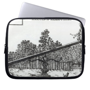 De tuin ziet een zaag in Rambouillet uit 'Details Laptop Sleeve