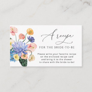 De tuinbloemen alstublieft een ontvanger brengen informatiekaartje