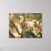 De tuinbouwbank James Tissot Fine Art Canvas Afdruk (Voorkant)