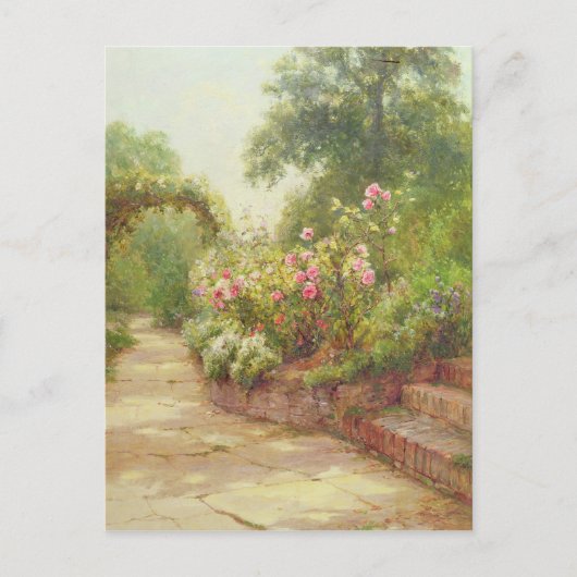 De tuinbouwstappen briefkaart (Voorkant)