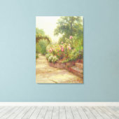 De tuinbouwstappen canvas afdruk (Insitu (Houten vloer))