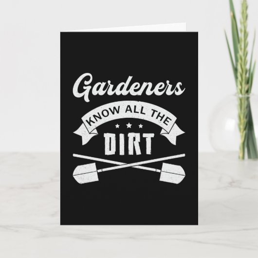 De tuinders kennen al het vuile tuintuintuingoed kaart (Voorkant)