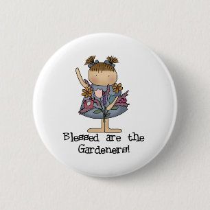 De tuinders zijn geblued ronde button 5,7 cm