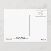 De tuinen in Brussel, België Briefkaart (Achterkant)