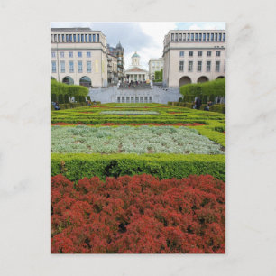 De tuinen in Brussel, België Briefkaart
