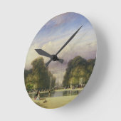 De tuinen Tuileries, met de binnen Boog DE Ronde Klok (Hoek)