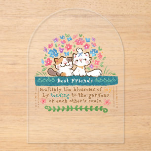 De tuinen van beste vrienden - Paisley & Mignon ka Acryl Uitnodigingen