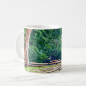 De tuinen van de Calouste Gulbenkian Foundation. Koffiemok (Voorkant links)