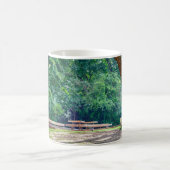 De tuinen van de Calouste Gulbenkian Foundation. Koffiemok (Center)