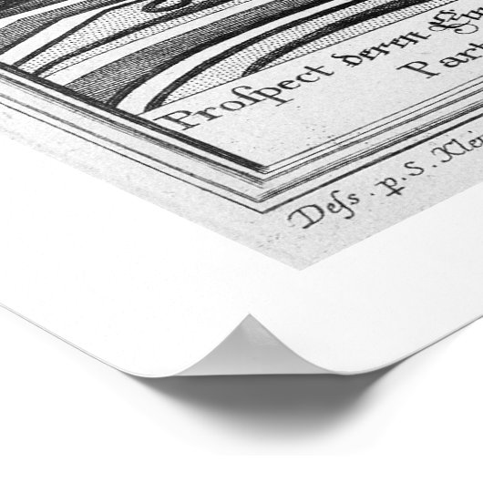 De tuinen van graaf Althan in Wenen uit 'Vorstel' Poster (Hoek)