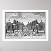 De tuinen van graaf Althan in Wenen uit 'Vorstel' Poster (Voorkant)