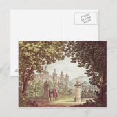 De tuinen van het kasteel van Windsor Briefkaart (Voorkant / Achterkant)