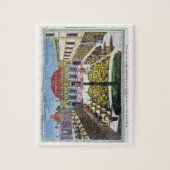 De tuinen van het park Mirabelle, Salzburg, Oosten Legpuzzel (Verticaal)