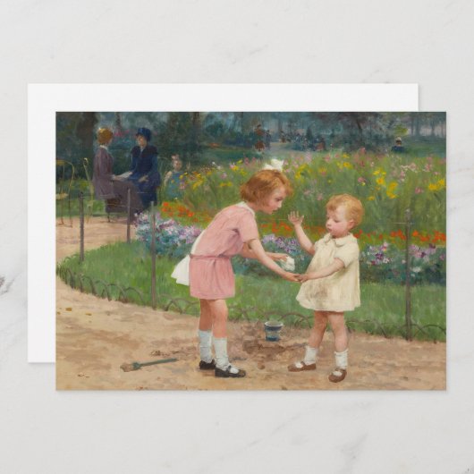 De tuinen van Luxemburg | Victor Gabriel Gilbert (Voorkant / Achterkant)