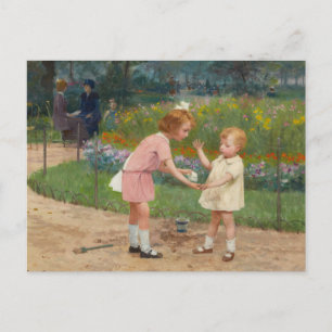 De tuinen van Luxemburg   Victor Gabriel Gilbert Briefkaart