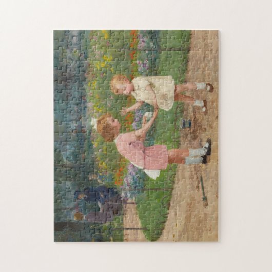 De tuinen van Luxemburg | Victor Gabriel Gilbert Legpuzzel (Verticaal)