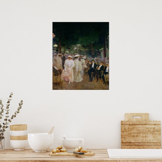 De tuinen van Parijs of de schoonheid van de Poster (Keuken)