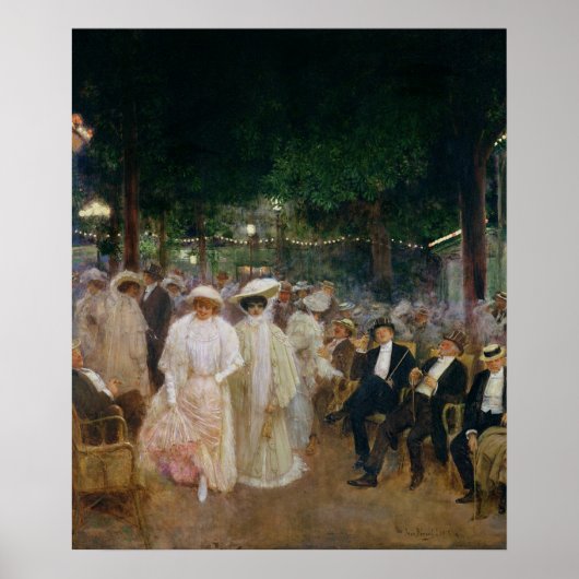 De tuinen van Parijs of de schoonheid van de Poster (Voorkant)