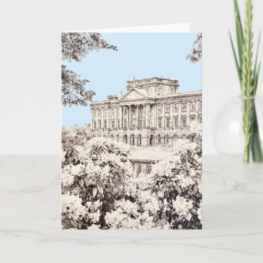 De tuinen van Pemberley - Opgevouwen kaart met dan (Voorkant)