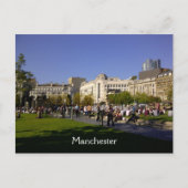 De Tuinen van Piccadilly, Manchester Briefkaart (Voorkant)