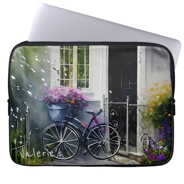De tuinfiets laptop sleeve (Voorkant)