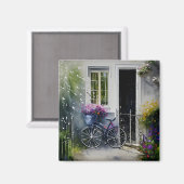 De tuinfiets magneet (Voorkant / Achterkant)