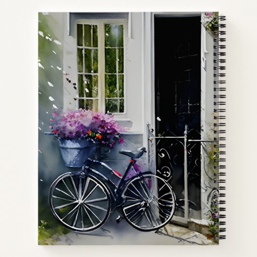 De tuinfiets notitieboek (Achterkant)