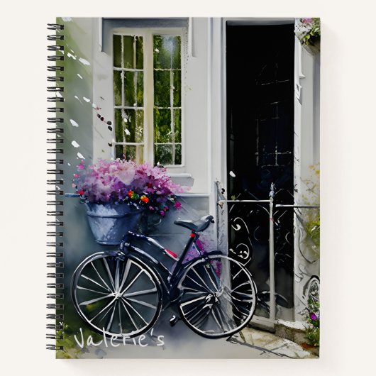 De tuinfiets notitieboek (Voorkant)