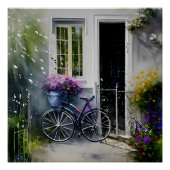 De tuinfiets perfect poster (Voorkant)