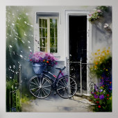 De tuinfiets poster (Voorkant)