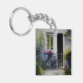 De tuinfiets sleutelhanger (Voorkant Links)