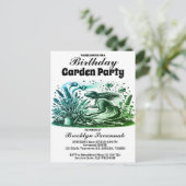 De Tuinfluisteraars Feest Uitnodiging (Staand voorkant)