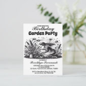 De Tuinfluisterfeest Uitnodiging (Staand voorkant)