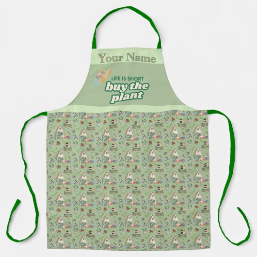 De Tuinier Quote Koop de Plant Schort (Voorkant)