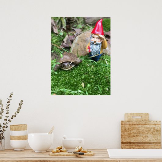 De  tuinkabouter poster (Keuken)