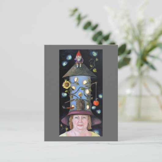 De tuinman briefkaart (Staand voorkant)