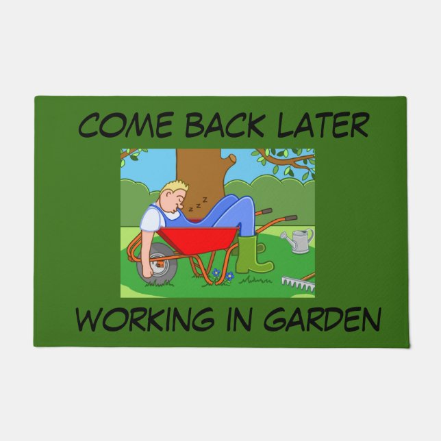 De tuinman deurmat (Voorkant)