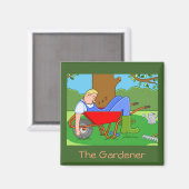 De tuinman magneet (Voorkant / Achterkant)