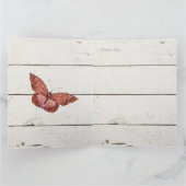 De tuinman stek planten Rustieke Franse hout Kaart (Binnen)