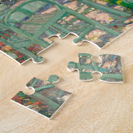 De tuinparasol legpuzzel (Zijkant)