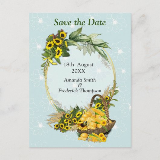 De tuinpartij aankondigingskaart (Voorkant)