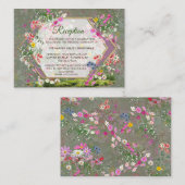 De tuinpartij informatiekaartje (Voorkant / Achterkant)